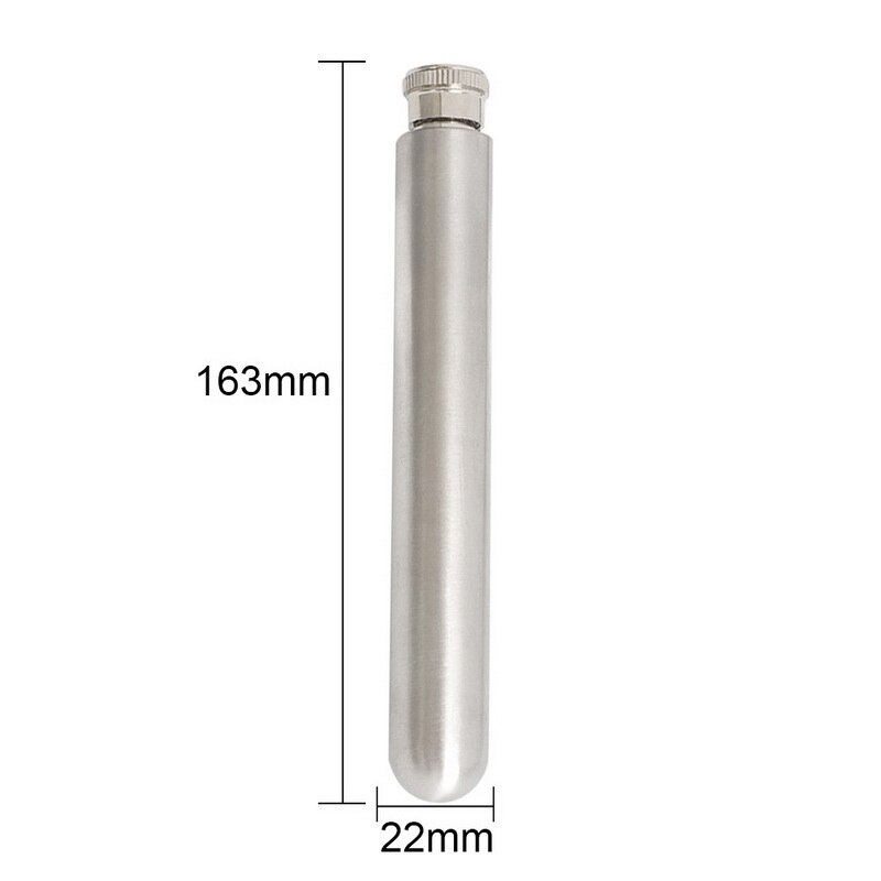 1oz/1.5oz Flasks Polished Round Bottom Tubular Wine Pot Wine Bottle Wine Whisky Bottle Portable Stainless Steel: B
