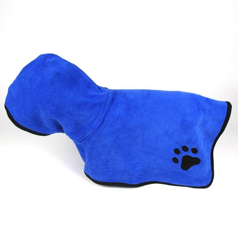 Pet super absorbent bath towel dog bathrobe