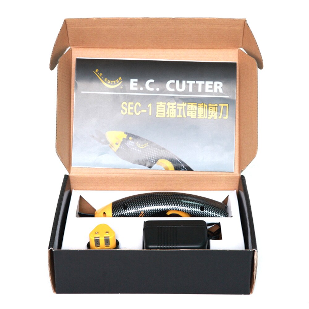 SEC-1 Simple Inline Electric Scissors, Cutting Sewing Tool Leather Fiberglass Carpet Cutter Power Cutter Household Scissors