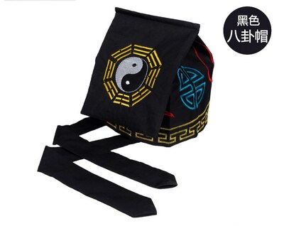 Taoist Hat Traditional Chinese Fengshui Costume 4 Colors Adjustable Taoism Cap Supplies