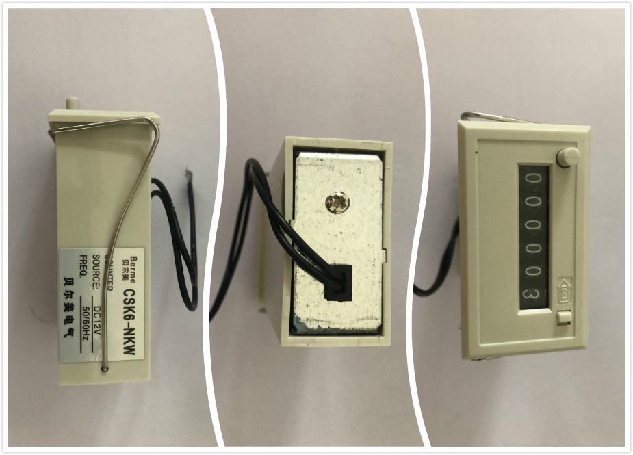 CSK6-NKW 6 Digit Electromagnetic Pulse Counter AC220V / AC110V / DC24V / DC 12V Pulse Counters