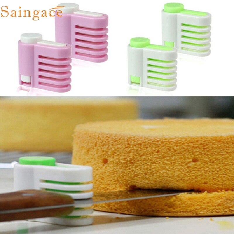 Useful DIY Kitchen Tool Cake Bread Leveler 5 Layer Slicer Cutting Fixator