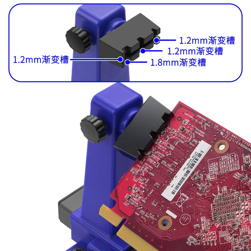 Proskit-Verstelbare Soldeer Bevestigingsbeugel, 360 Graden Draaibare Montage Armatuur, Printplaat, Soldeer Replica