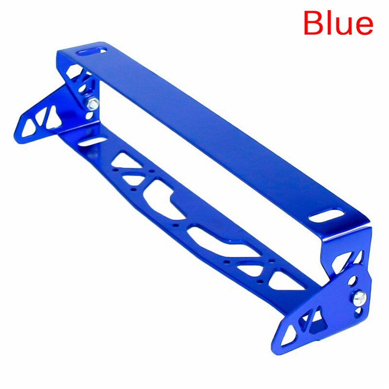 Universal- Aluminium Auto Styling Kennzeichen Rahmen Energie Rennen Kennzeichen Rahmen Rahmen Schild Halfter: Blau