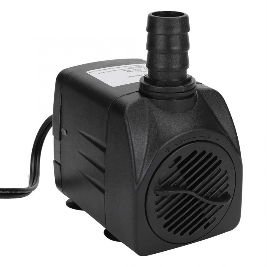 25W Pond Fountain Water Suction Pump Miniature Submersible Pump US 100-120V Pool Garden Fish Aquarium Water Pump