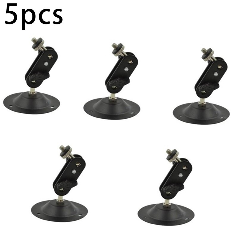 5PCS Camera Wall Mount Bracket Black Speaker Brackets Projector Stand