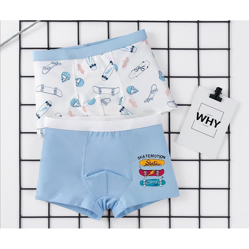 Drenge bomulds boxershorts trusser børn karakter undertøj 2-16 år teenager 4 stk/parti
