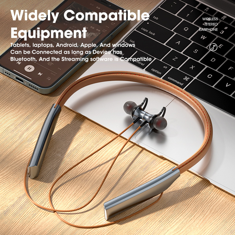 Niye Bluetooth Earphones Magnetic Headphone Sport Wireless Hanging Neck Earphones with Microphone For Xiaomi Red Mi Huawei P30