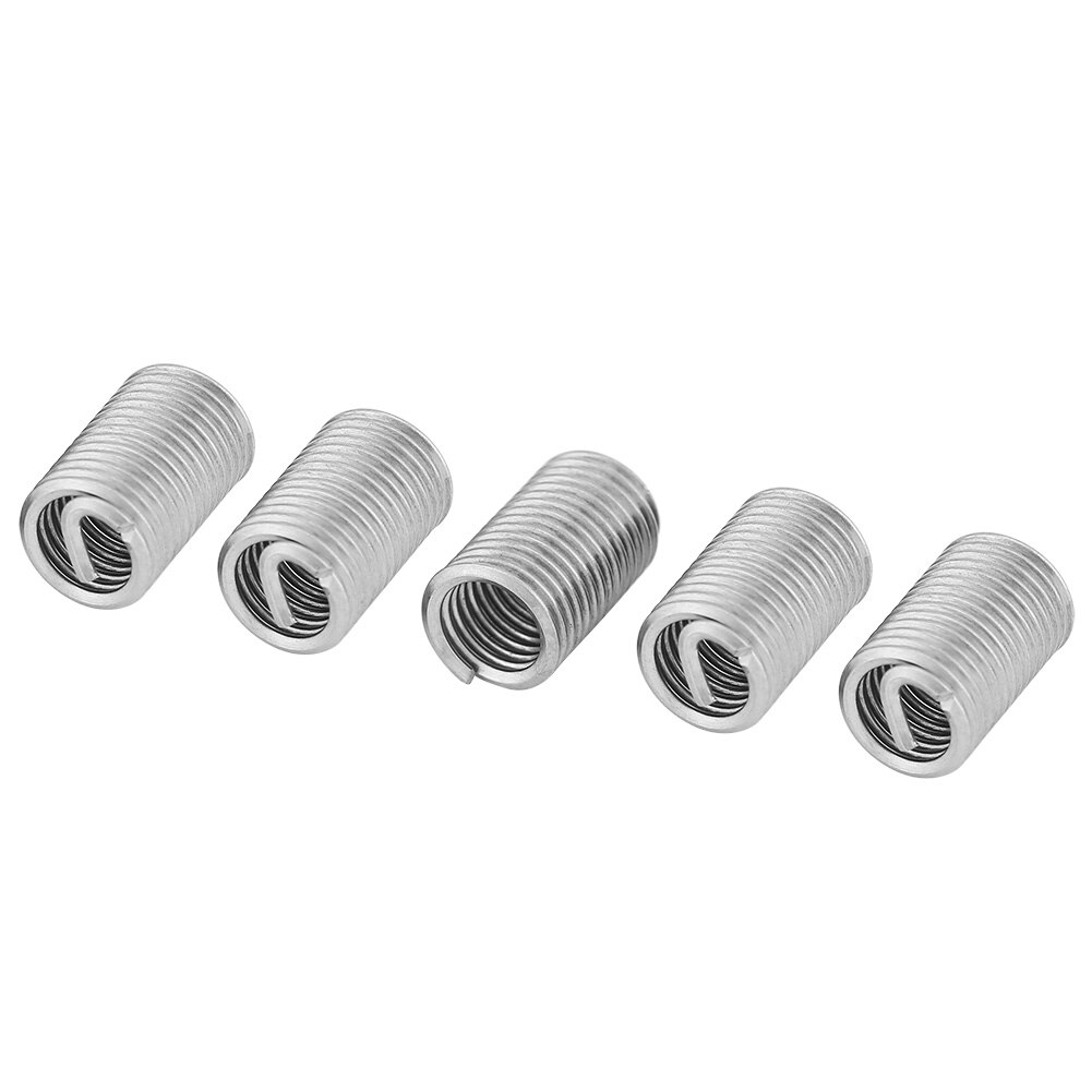 stainless wire sleeve insert 50pcs Stainless Steel SS304 Coiled Wire Helical Screw Thread Inserts M6 x 1.0 x 3D Length