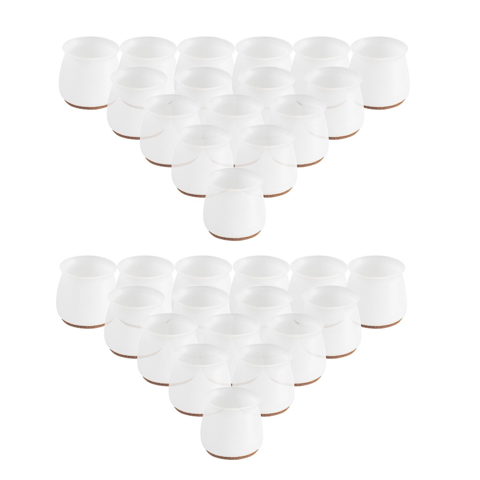 Couvre-pieds de Table en Silicone, protecteur de sol en bois, antidérapant, accessoire de bureau: Red Rronze