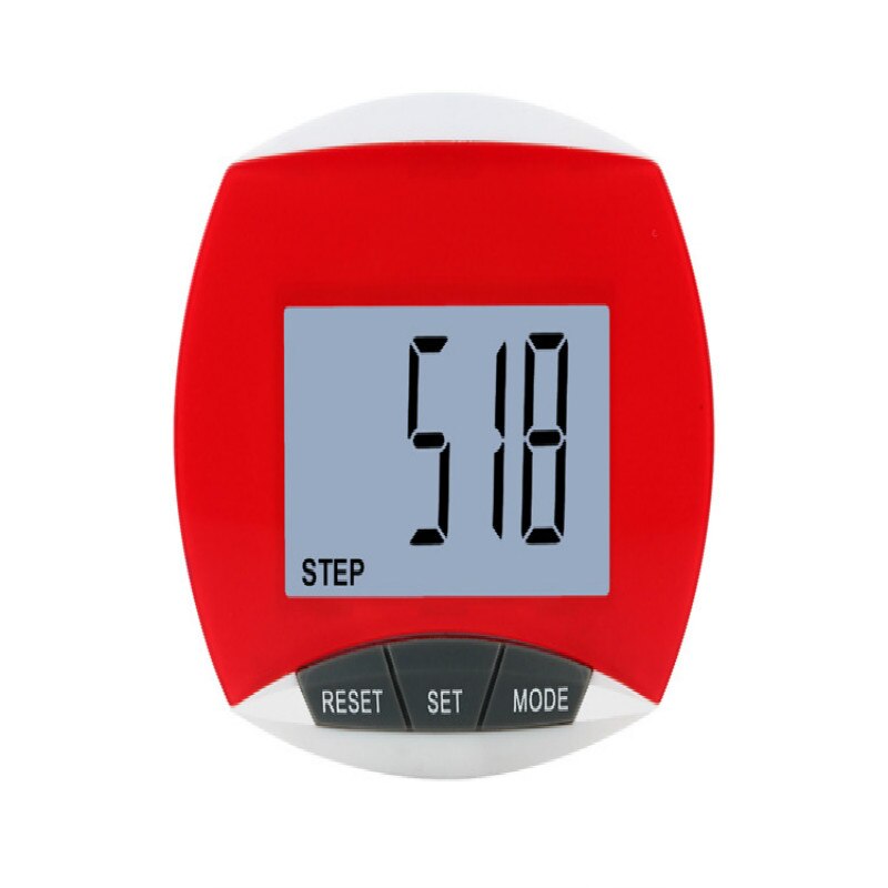 3D Pedometer Walking Pedometer 3D Pedometer Waterproof Multifunctional Sports Calorie Counting LCD Display Fitness Equipment