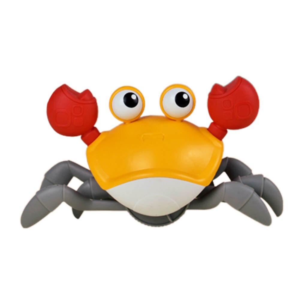 Children\u2019s Clockwork Leash Crab Amphibious Bathroom Playing Water Crab Boys and Girls Bath Toys: Orange