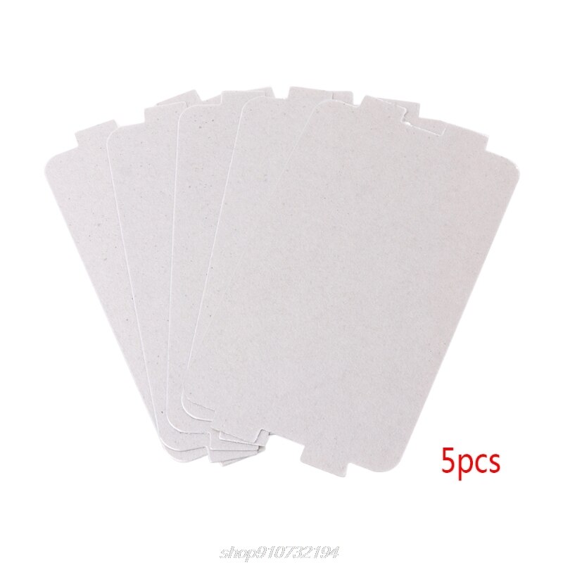 5Pcs Microwave Oven Mica Plate Sheet Thick Replacement Part 107x64mm For Midea N05 20