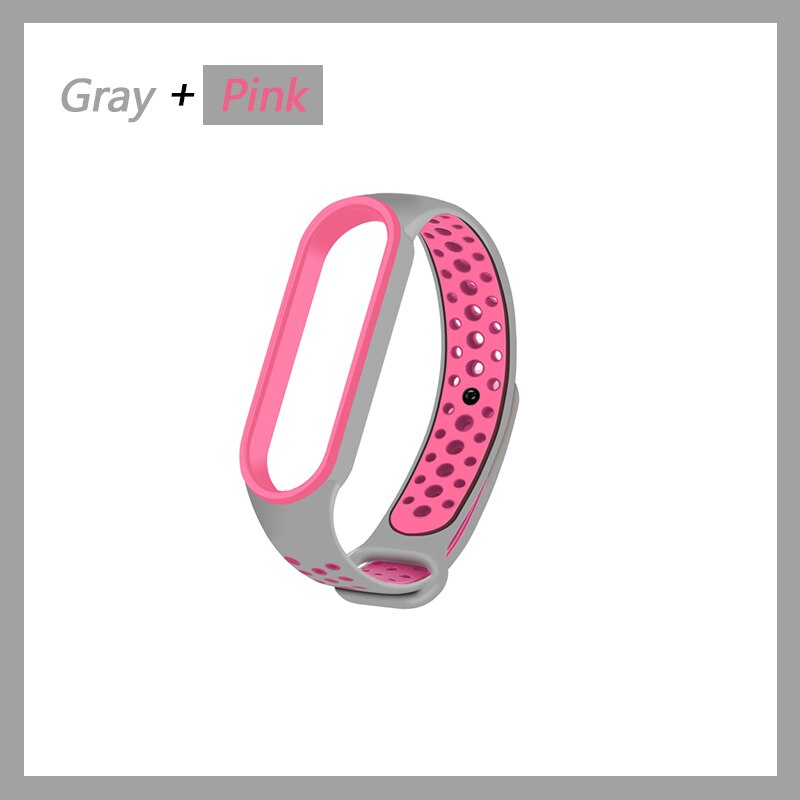 soft Silicone Bracelet for Xiaomi Mi Band 5 Strap Sport watch Silicone wrist strap For xiaomi mi band 5 bracelet Miband 5 strap: 07