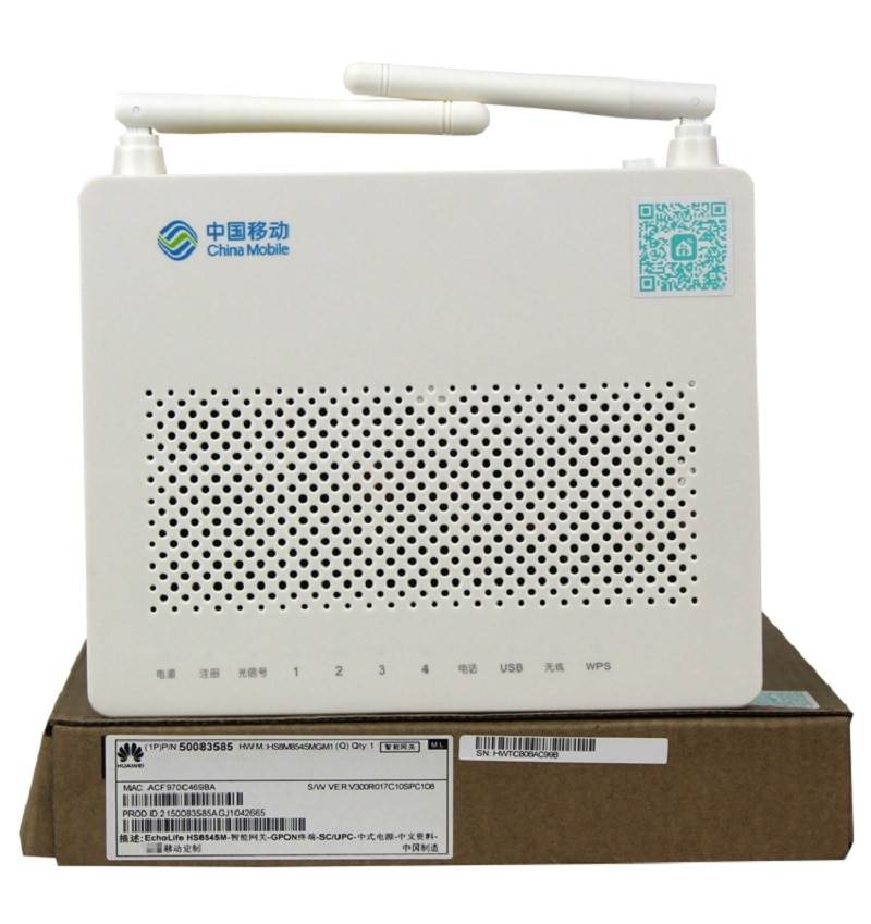 Hs8545 m 5 gpon onu ont ftth hgu wifi router modem 1ge+3fe+1 tel + usb + wifi terminal samme som  hg8456m hs8545m hs8145c gpon onu ont