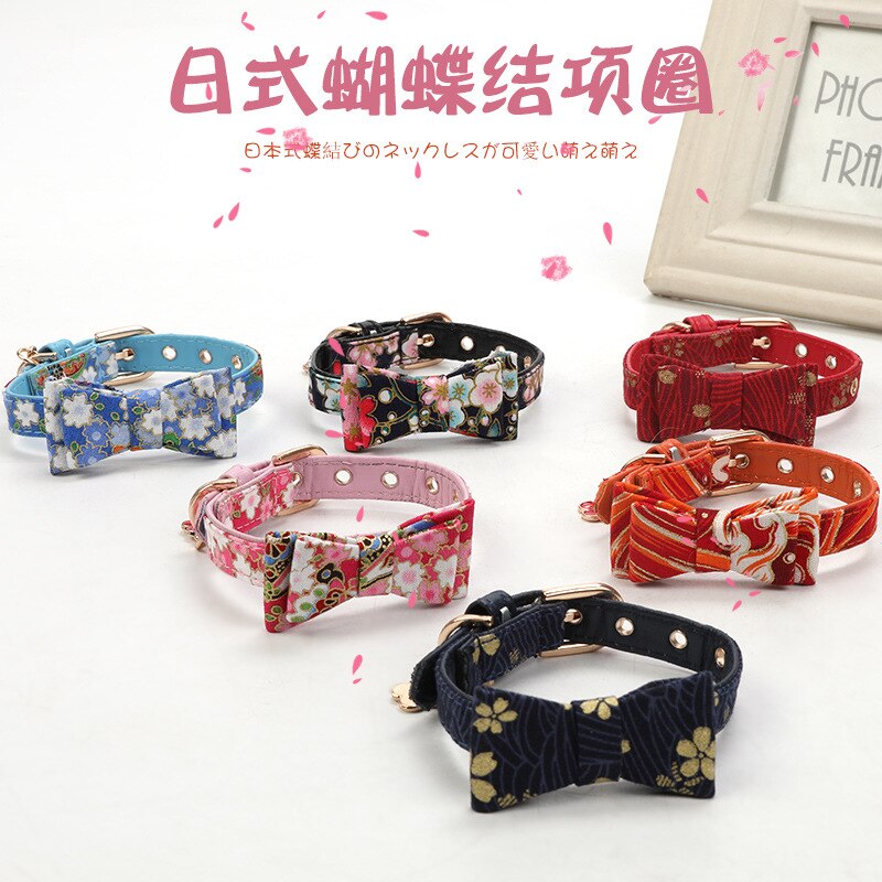 Accesorios de Collar de mariposa para perro y gato, productos elegantes de lujo,