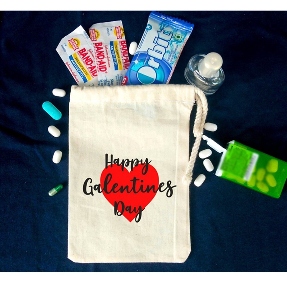Party favor bags Galen-tines day bags Girls party on feb 13 Slumber party bags Bachelorette party kit bag hen party bags