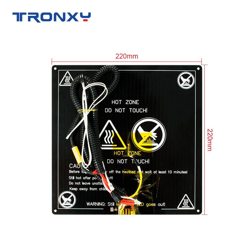 thumbnail image 2 of Tronxy 3D Printer Build Plate – Magnetic Square Heated Bed Paper Sticker 330x330mm 2 of 6