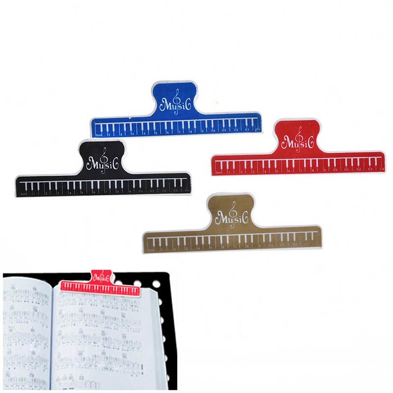 1PC 150mm x 20mm Clip de Note de livre Musical ABS Piano musique livre Page Clip clé triple Clip accessoires de musique