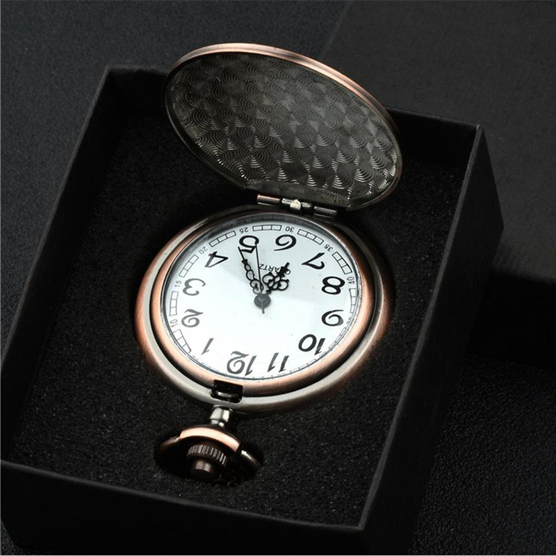Fars dag vintage kæde retro lommeur halskæde til bedstefar far afslappet klassiske memorial ure mandligt ur