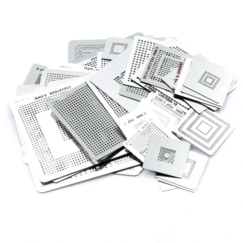 90MM BGA Reballing Station Stencils Template Holder Foxture Jig with 29Pcs Universal Stencis PCB Chip Soldering Repair
