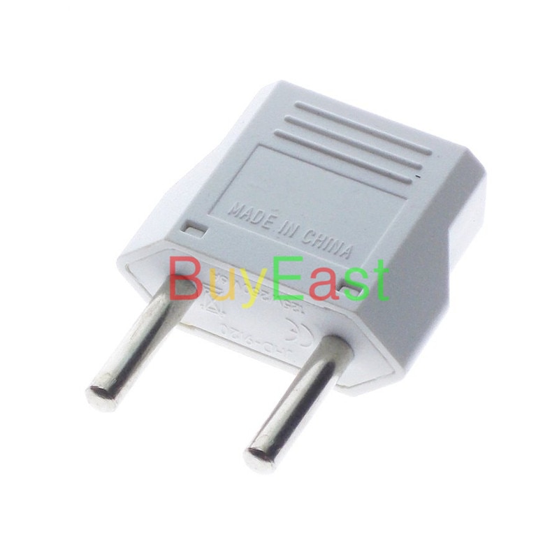 (5 PCS) EU Europlug CEE 7/16 Type C Power Plug Adapter Change US,Italy Plug 6A 250V