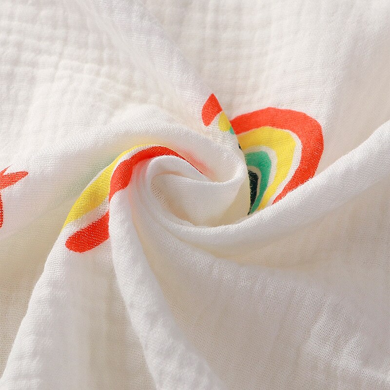 Mordedor 2 unids/set 100% cuadrado de algodón 80cm imprimir Primavera Verano suave y reutilizable de la muselina del bebé Multifunctiona Swaddle Manta