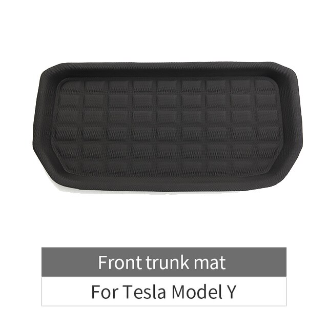 Voor Tesla Model Y Auto Front Kofferbak Opslag Matten Cargo Tray Mat Accessoires