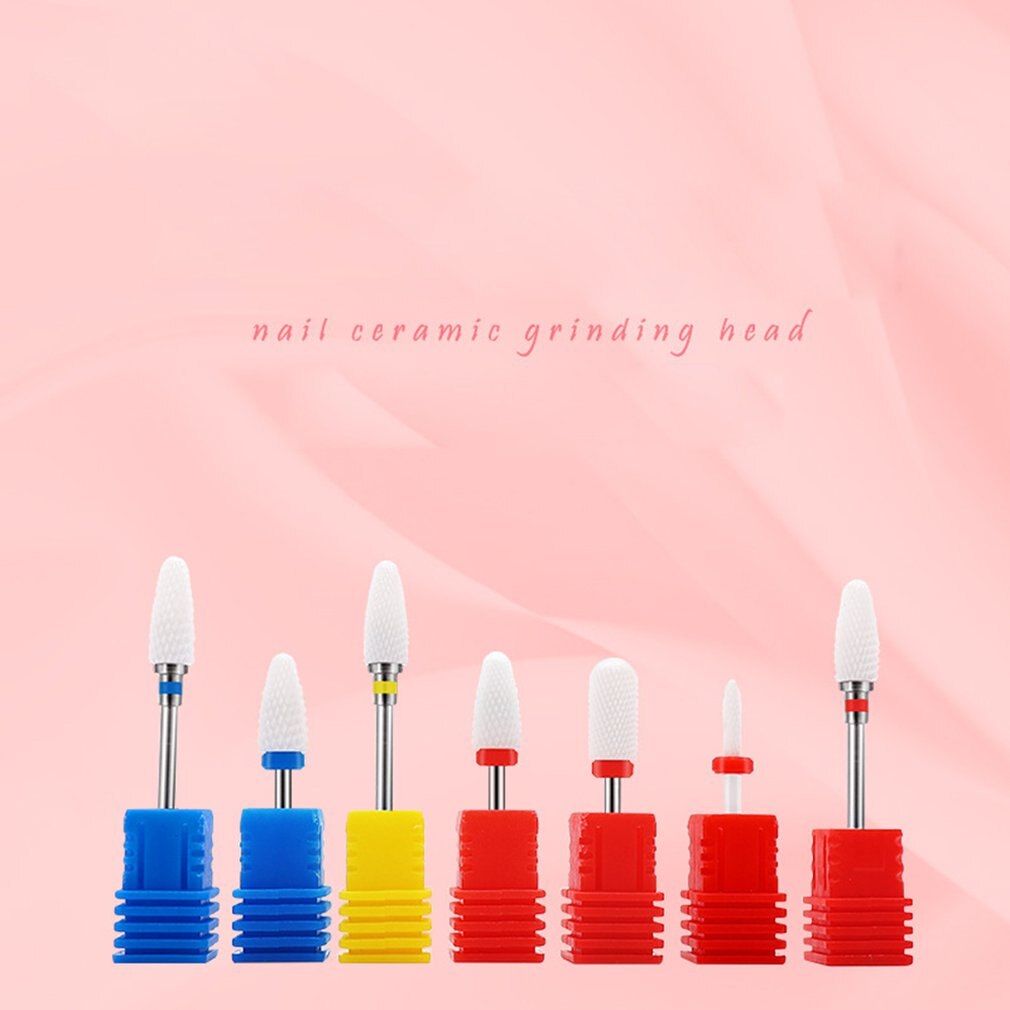 Milling Cutter For Manicure Ceramic Mill Manicure Machine Set Cutter For Pedicure Electric Nail Files Nail Drill Bit