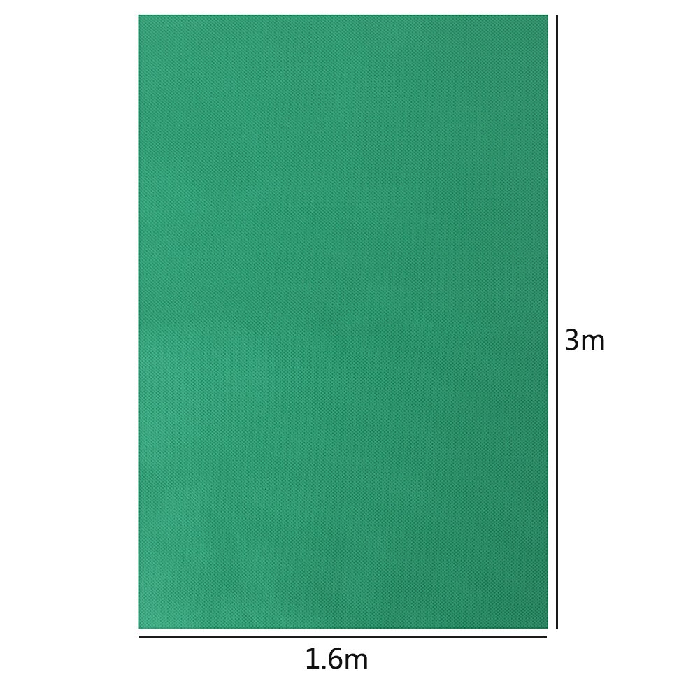 Telón de fondo fotográfico de pantalla verde, accesorio de croma de algodón para estudio de fotografía (sin estante): 160x300cm