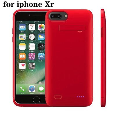 10000mah Power bank case For iPhone 6 6s 7 plus case Battery Charger Case For iPhone X XS XR 11 Pro Power Bank Charging Case: Red for iphone xr