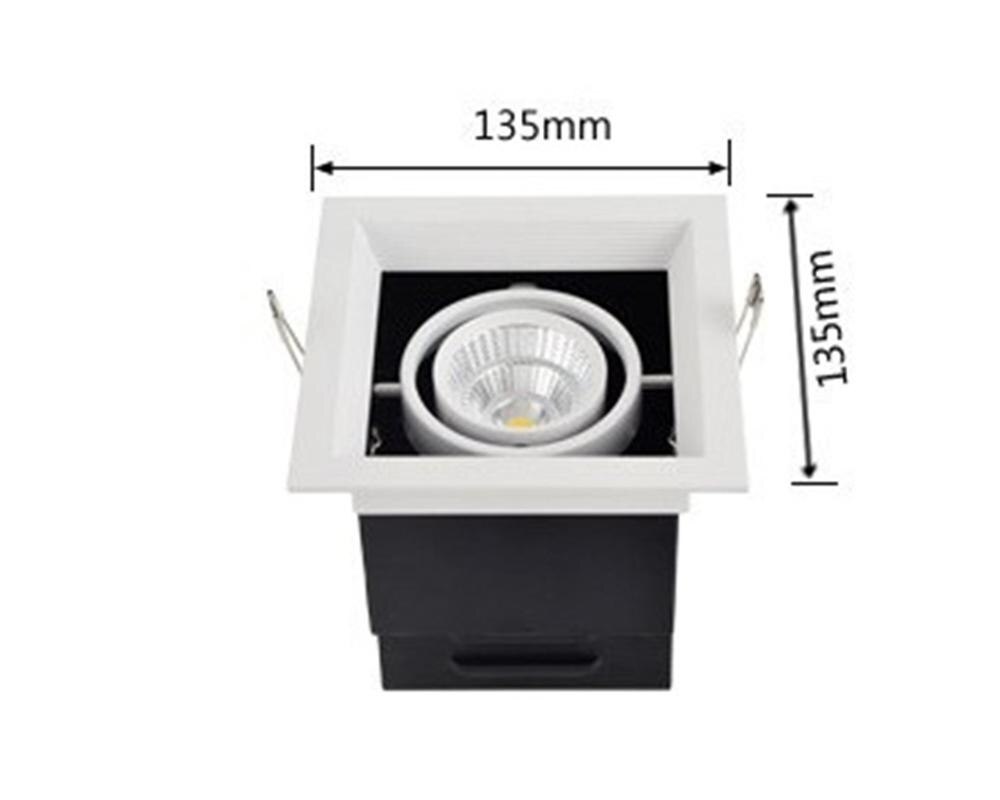 Dimmable 7W LED Bean Pot Light COB LED Grille Lamp Highlighted LED Bean Gallbladder Lamp CE RoHS FCC 110V 220V Approve 4PCs/Lot