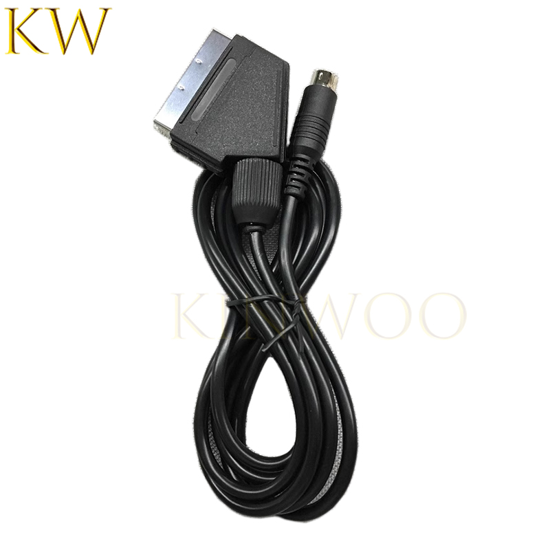 El más Cable convertidor de vídeo RGBS a EUR SCART para SS / MD2/3 / MVS Neo Geo consola de juegos NES reproductor de DVD RGB AES Cable CD Neogeo