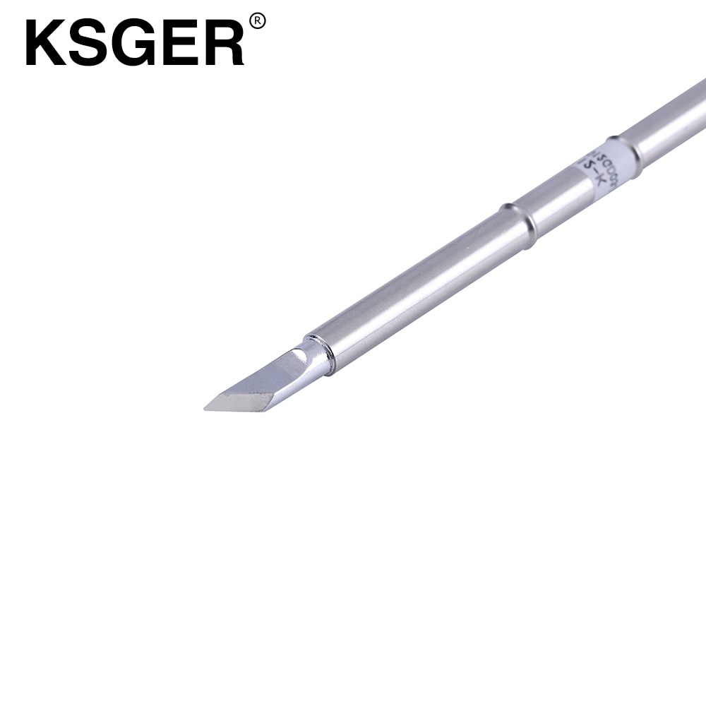KSGER T12 elektryczne końcówki lutownicze T12-K B2 BC2 ILS JL02 D24 KF dla Hakko fx951 DIY zestawy stacji lutowniczej