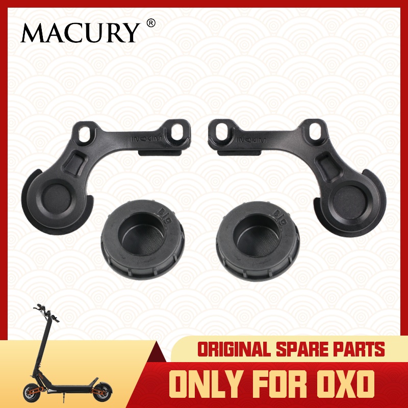 Cubierta de sellado de brazo oscilante para patinete eléctrico INOKIM OXO, enchufe para bloquear el orificio del eje del Motor y la junta del Protector de cable del cubierta y del cuello