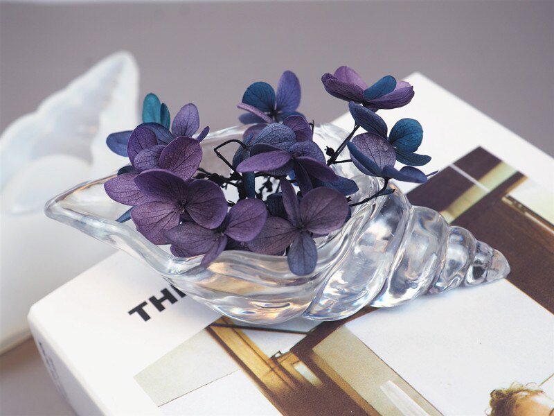 Resina Epossidica FAI DA TE 3D Elefante Conchiglia di Trucco di Immagazzinaggio Uovo Borsette marino Stampo in silicone Stampi Gioielli