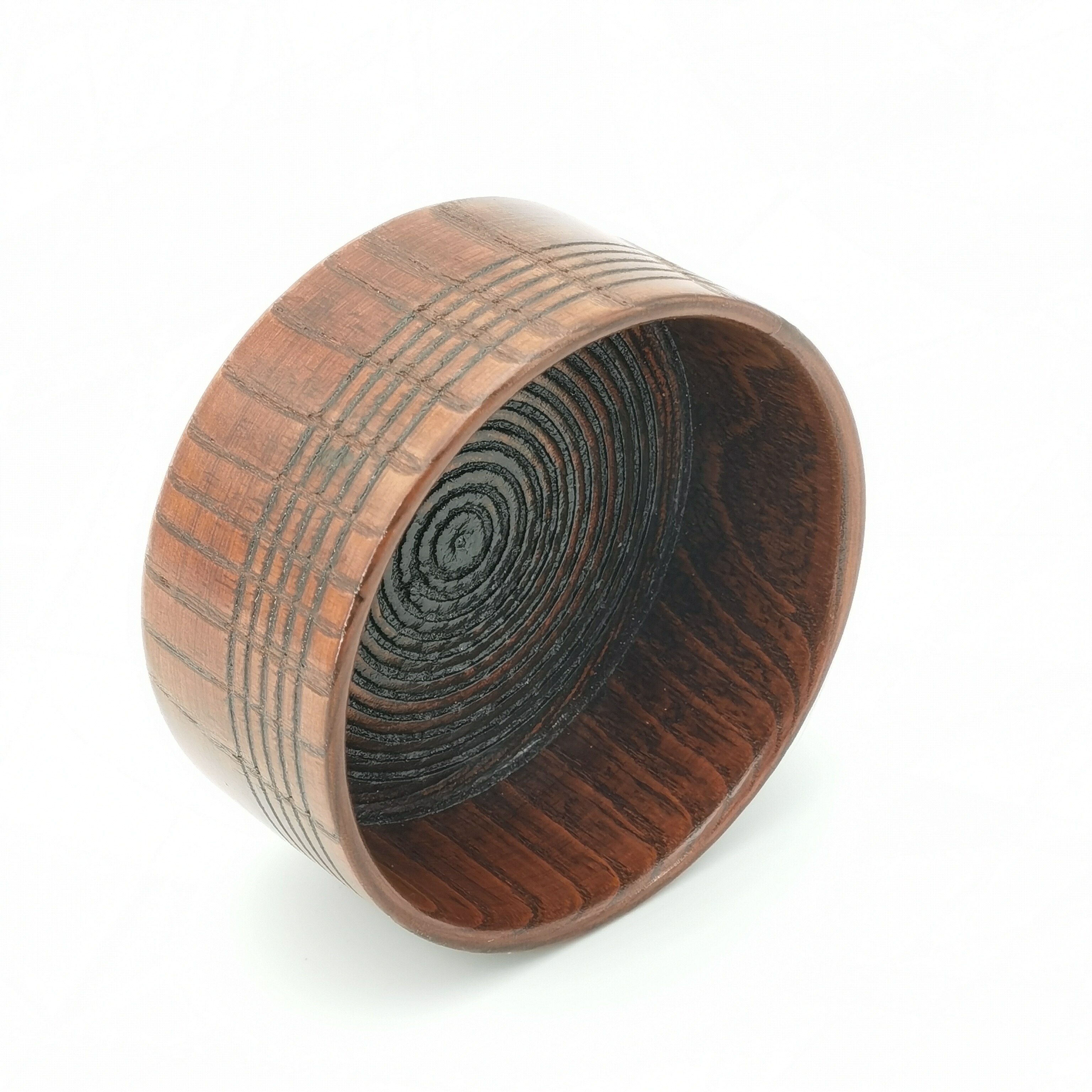 ARCHIBALD Handcrafted Shaving Wood Soap Bowl Thread Bottom Wide Mouth Best Shaving Lather Bowl &amp; Mugs Face Cleaning Tools