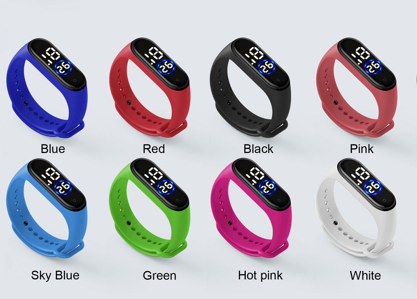 Smart Band Smart Armband Horloge Bloeddruk Hartslag Fitness Tracker Smart Horloge Gezondheid Polsband Sport Stappenteller