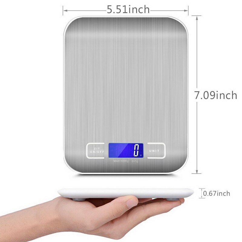 11 LB / 5000g 22LB/10000g electronic kitchen scale digital food scale