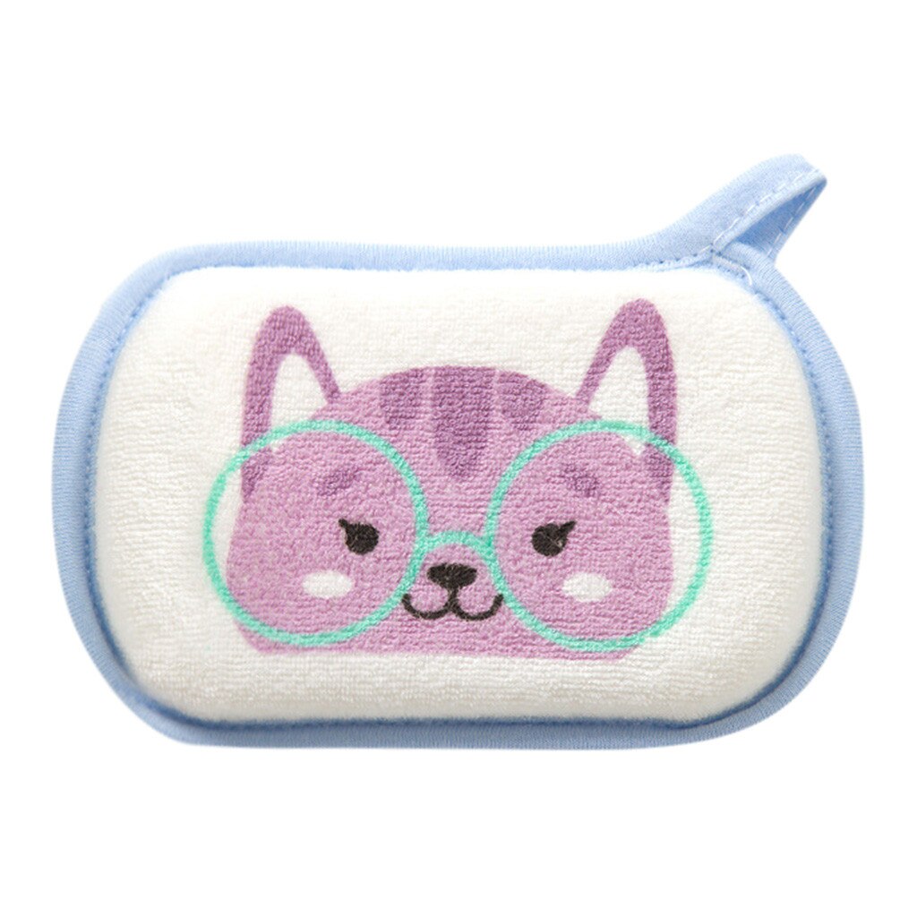 Newborn Baby Kids Shower Bath Sponge Cartoon Body Wash Towel Accessories Baby Supplies: E