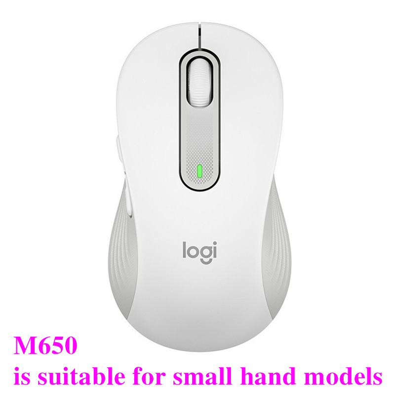 Logitech M650 / M650L Bezprzewodowa mysz Bluetooth Cicha mysz biurowa do laptopa do komputera PC/Mac/wielu urządzeń Mysz praworęczna