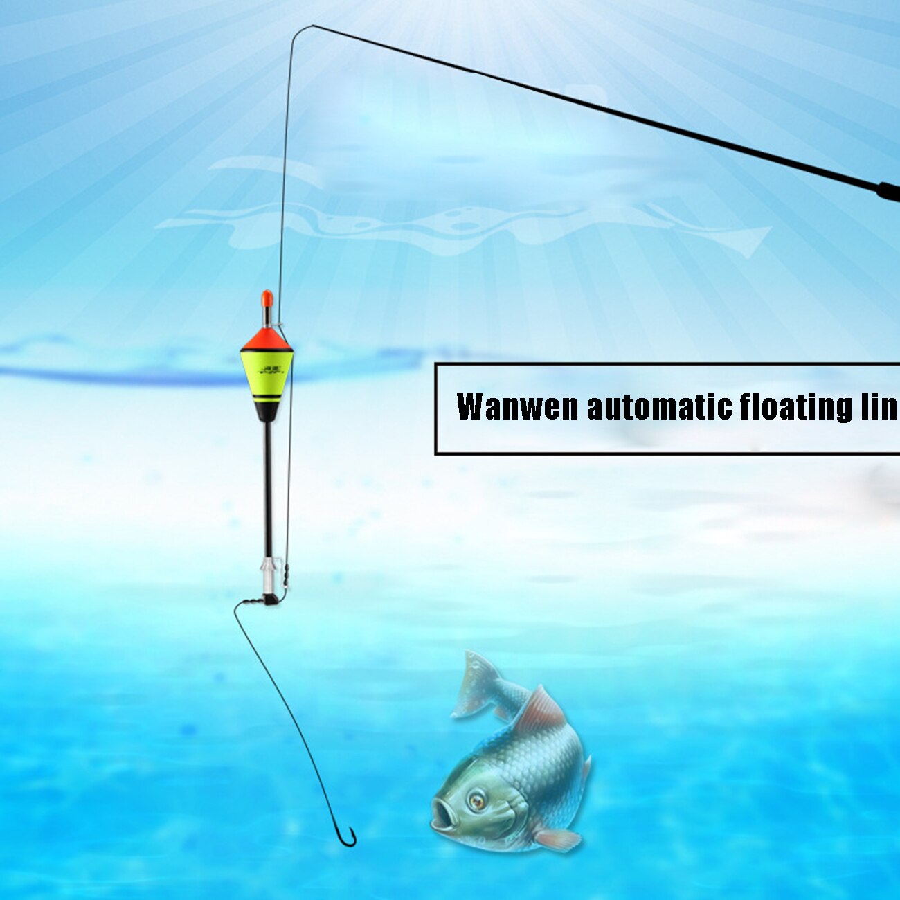 Portable Automatic Fishing Float Automatic Fishing Hook Trigger Electronic Buoy Fishing Float Device Fast Fishing Bobber Set