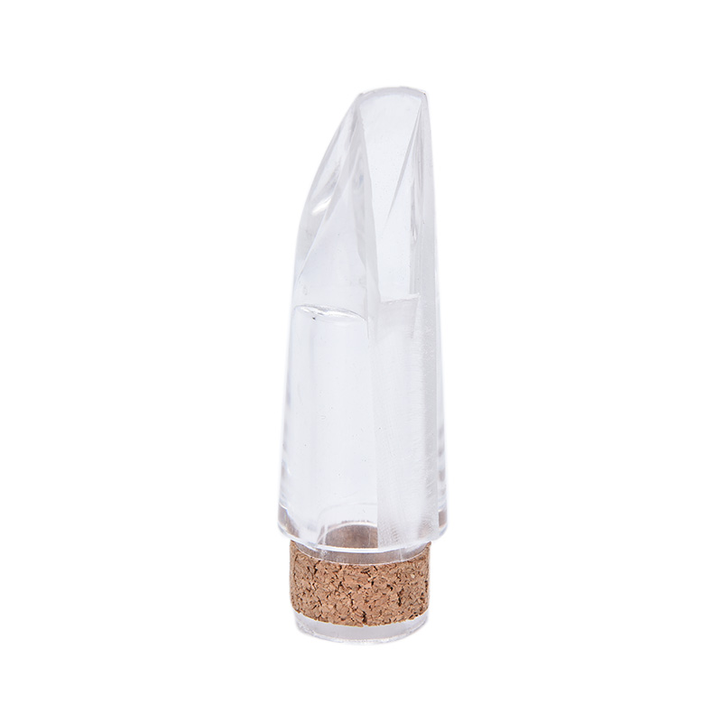Boquilla de clarinete transparente , instrumentos de viento de madera, parte 1 pieza, para clarinete Bb, transparente/Blanco/negro