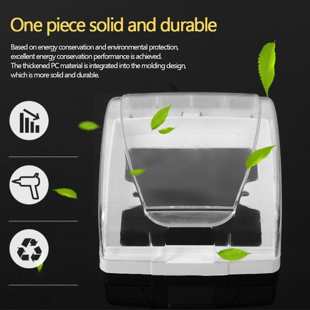 Switch Waterproof Box Socket Box Cover Box Wall Light Cap Flip Clear Panel Flip Kitchen Doorbell Cover Bathroom Cap Socket T7X2