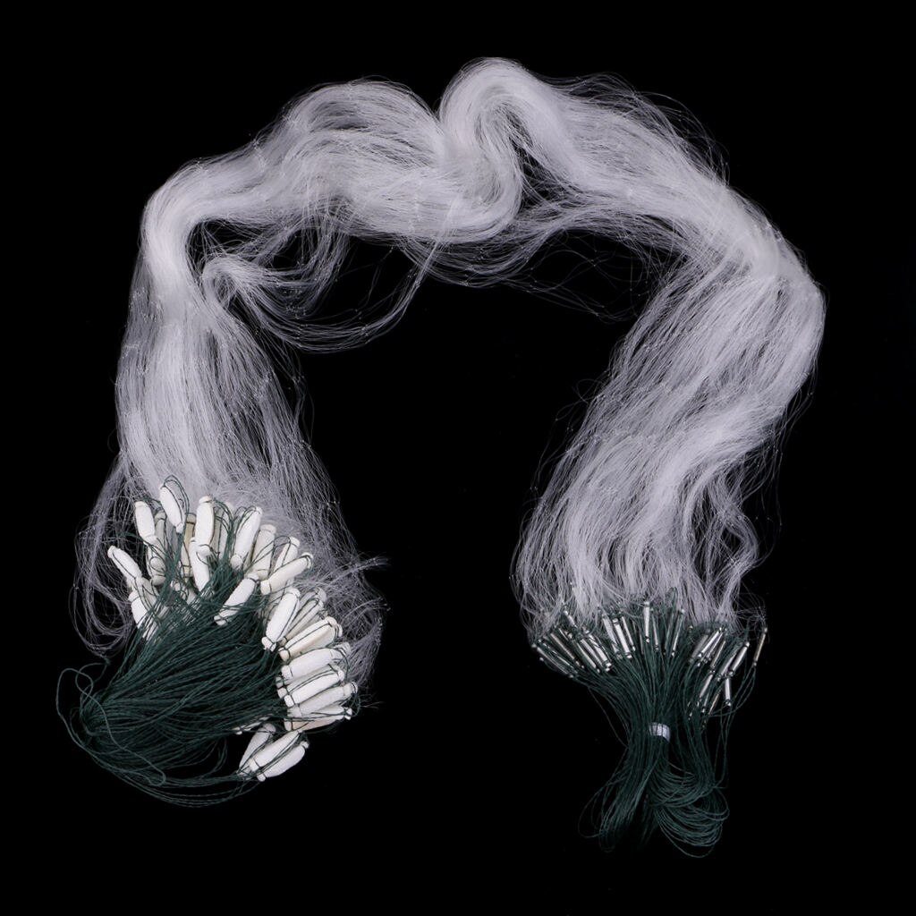 Sieć wędkarska skrzelowa sieć tonąca ręcznie pleciony pływak Monofilament netto