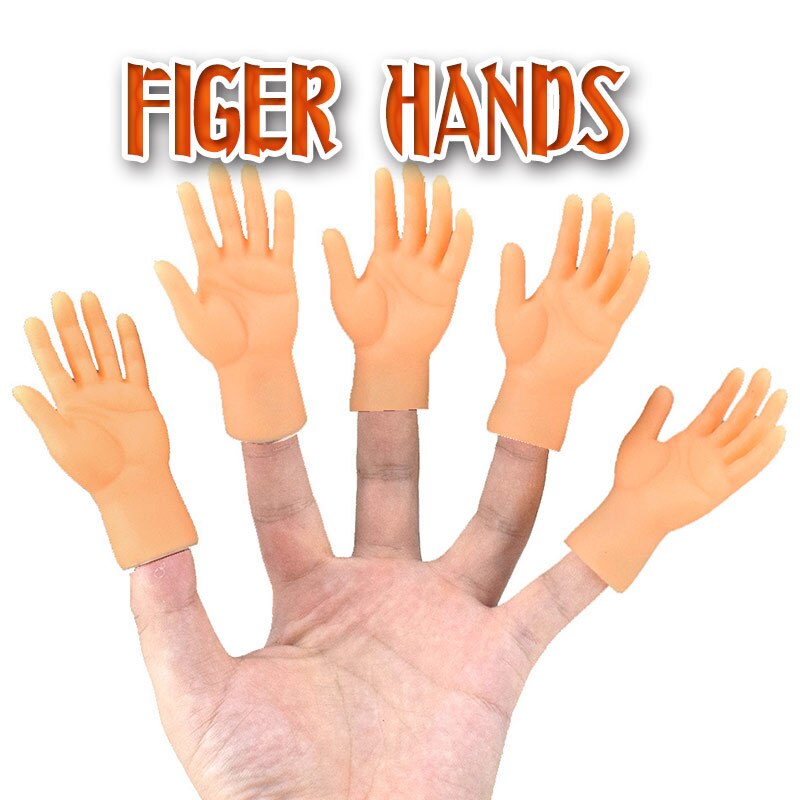 Screepy Halloween Mini Finger Hands Tiny Left Right Hand for Game Party Costume NIN668