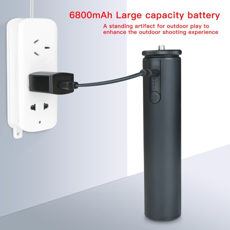 6800Mah Batterij Capaciteit Power Charger Hand Grip Micro Usb Type-C Opladen Poort Voor Pocket 2