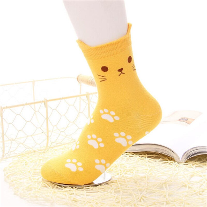 Cute Animal Cotton Socks - Patchwork Pattern - Unisex Boat Socks for Girls & Kids