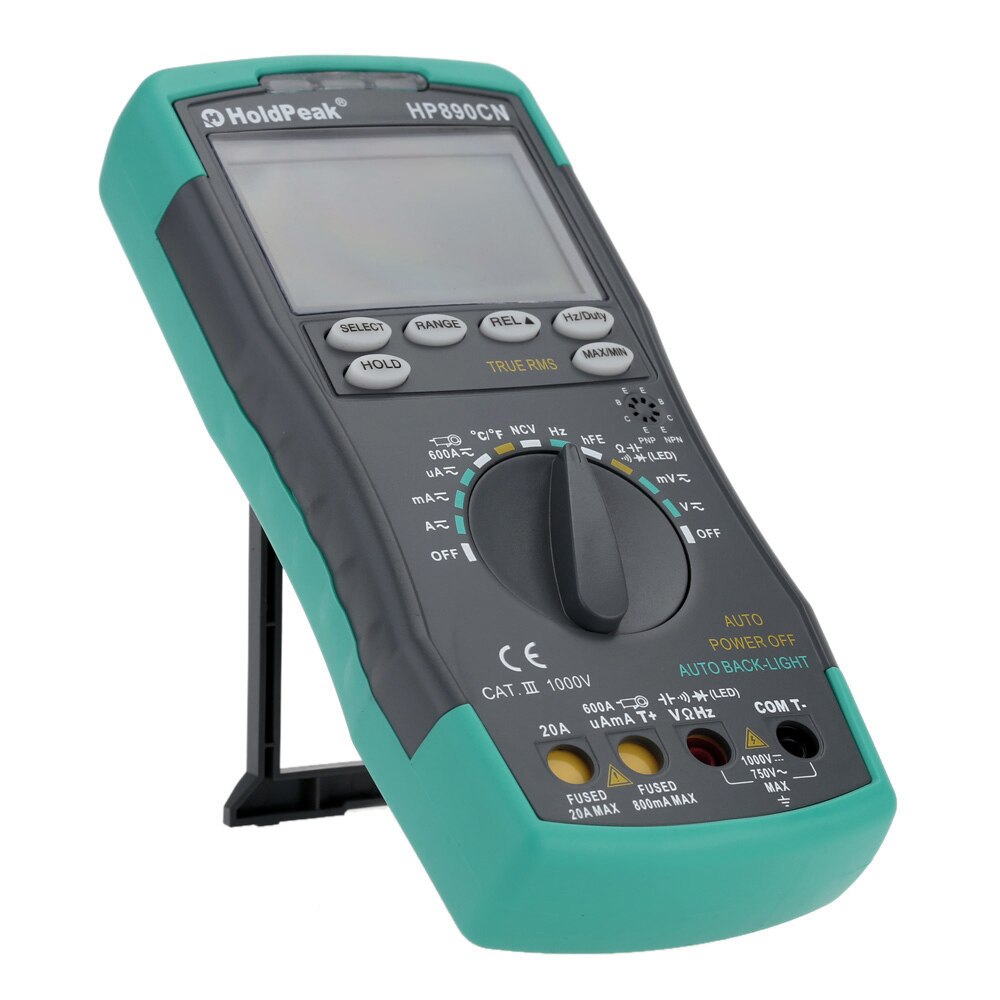 HoldPeak HP890CN Stable LCD Digital Multimeter DC AC Voltage Current HP-890CN Temperature Meaurement Auto Range