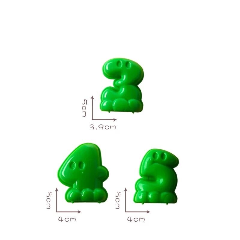 10 Sets Van Digitale Sterven Spelen Zand Outdoor Speelgoed Voor Childrensummer Zee Strand Speelgoed Baby Dune Zand Mold Gereedschap Sets verdikking Abs
